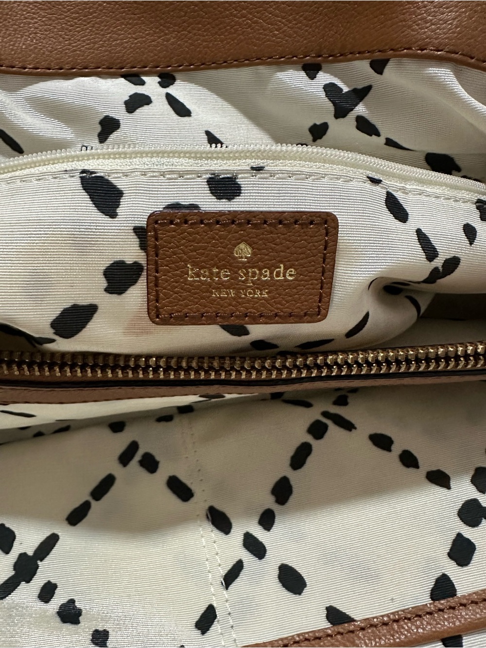 👜 Kate Spade New York Leather Shoulder Bag – Color Camel - Picture 9 of 9